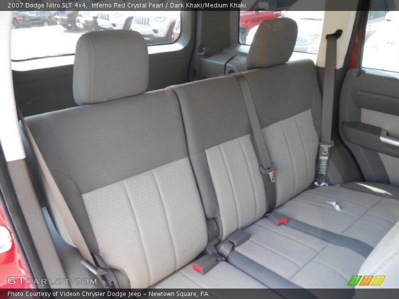 Inferno Red Crystal Pearl / Dark Khaki/Medium Khaki 2007 Dodge Nitro SLT 4x4