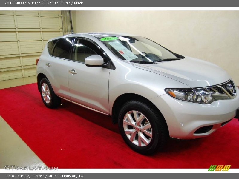 Brilliant Silver / Black 2013 Nissan Murano S