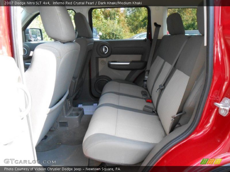 Inferno Red Crystal Pearl / Dark Khaki/Medium Khaki 2007 Dodge Nitro SLT 4x4
