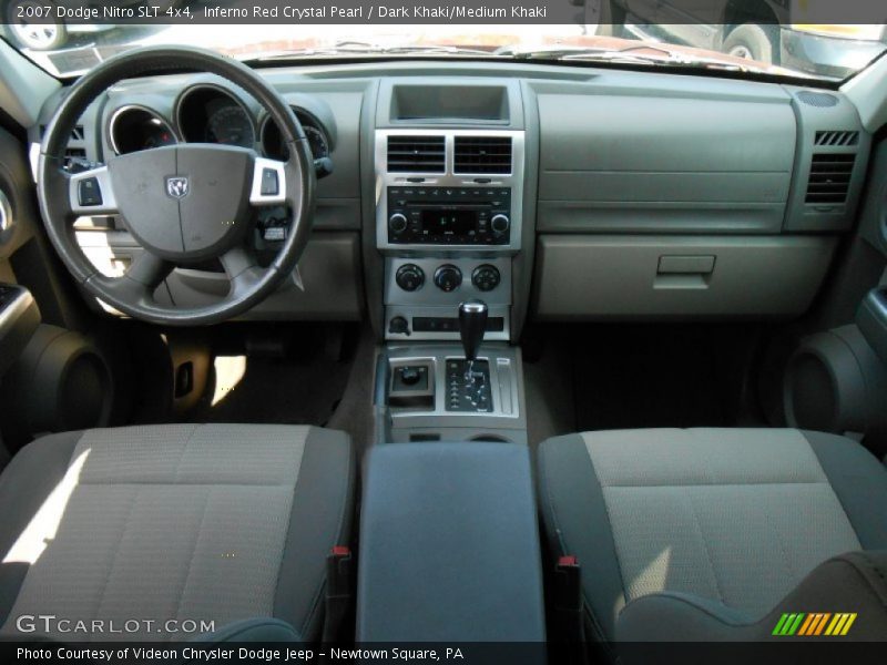 Inferno Red Crystal Pearl / Dark Khaki/Medium Khaki 2007 Dodge Nitro SLT 4x4