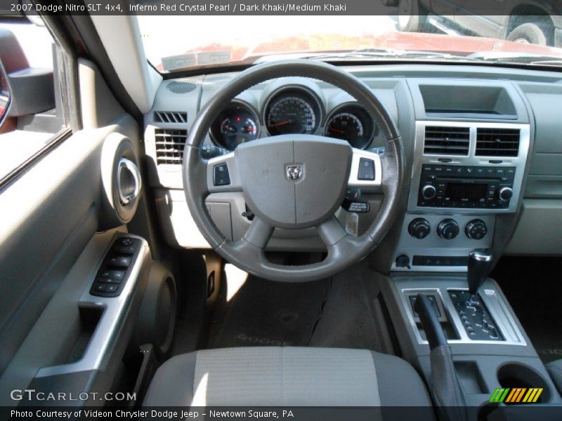 Inferno Red Crystal Pearl / Dark Khaki/Medium Khaki 2007 Dodge Nitro SLT 4x4