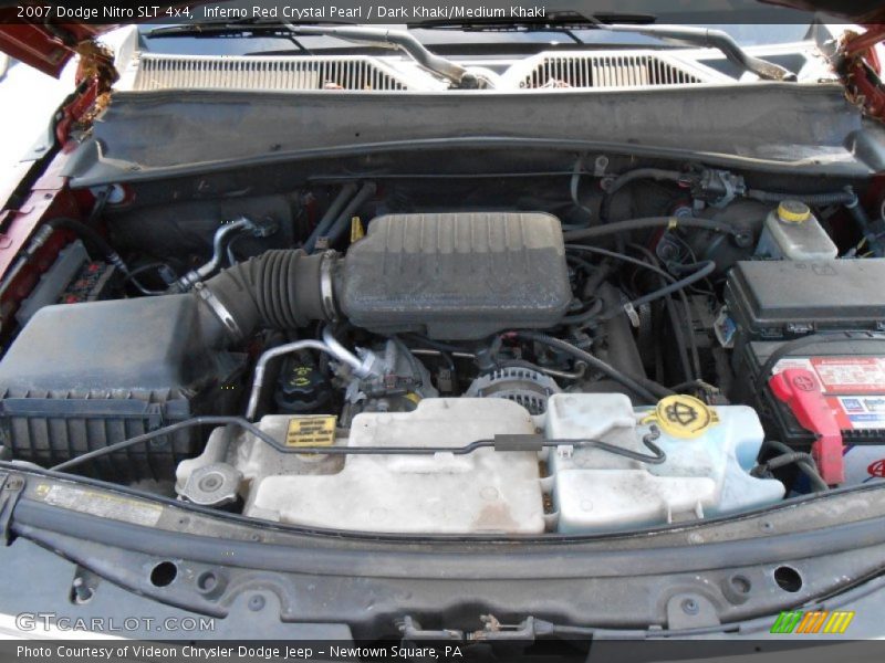 Inferno Red Crystal Pearl / Dark Khaki/Medium Khaki 2007 Dodge Nitro SLT 4x4