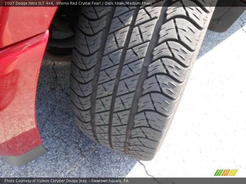 Inferno Red Crystal Pearl / Dark Khaki/Medium Khaki 2007 Dodge Nitro SLT 4x4