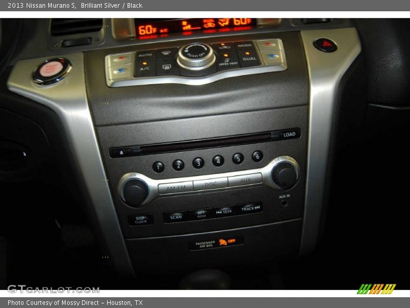 Brilliant Silver / Black 2013 Nissan Murano S
