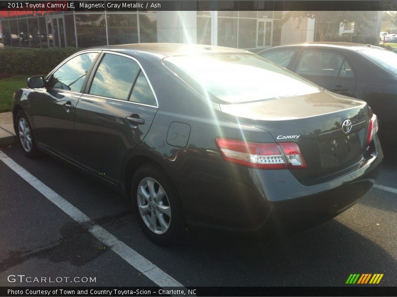 Magnetic Gray Metallic / Ash 2011 Toyota Camry LE