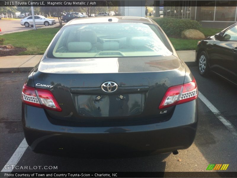 Magnetic Gray Metallic / Ash 2011 Toyota Camry LE