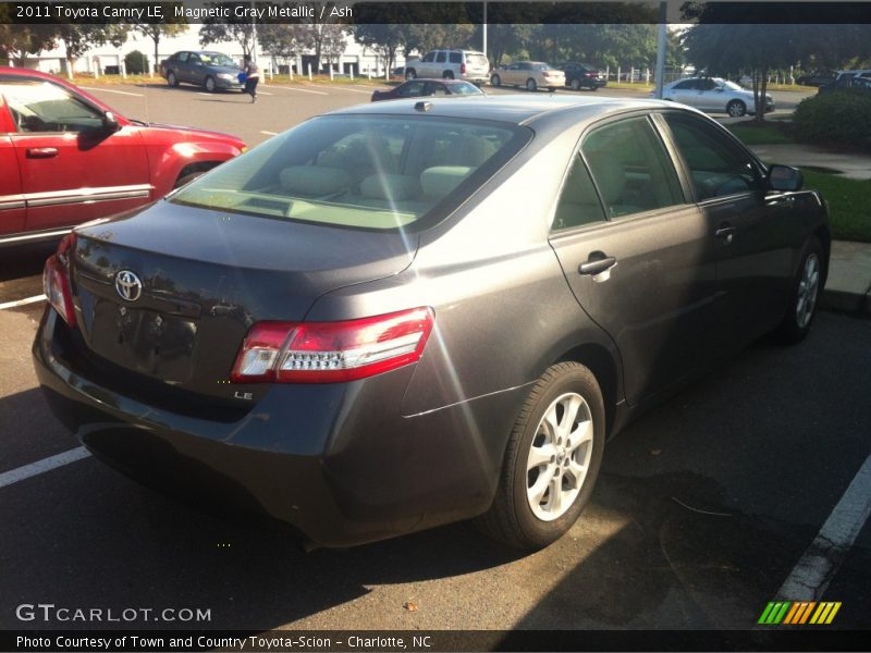 Magnetic Gray Metallic / Ash 2011 Toyota Camry LE
