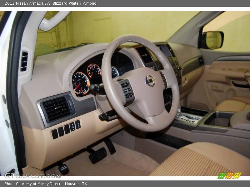 Blizzard White / Almond 2012 Nissan Armada SV