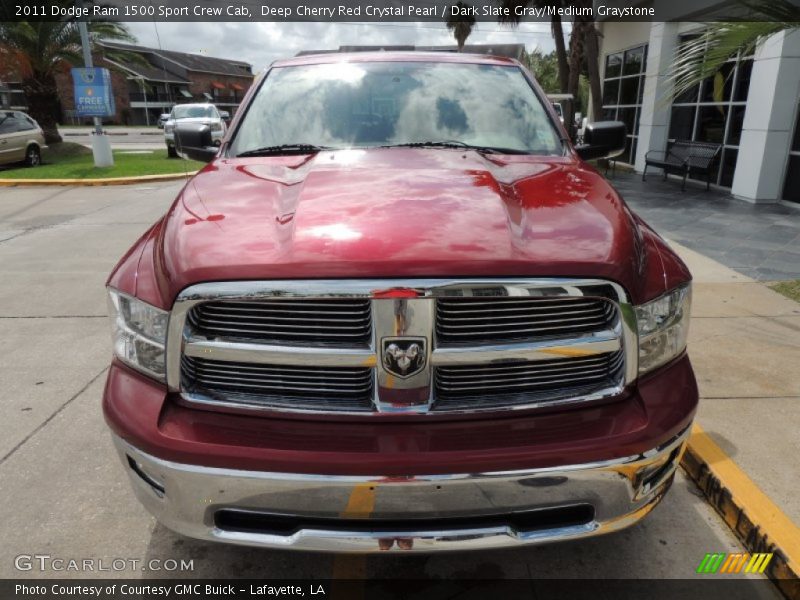 Deep Cherry Red Crystal Pearl / Dark Slate Gray/Medium Graystone 2011 Dodge Ram 1500 Sport Crew Cab