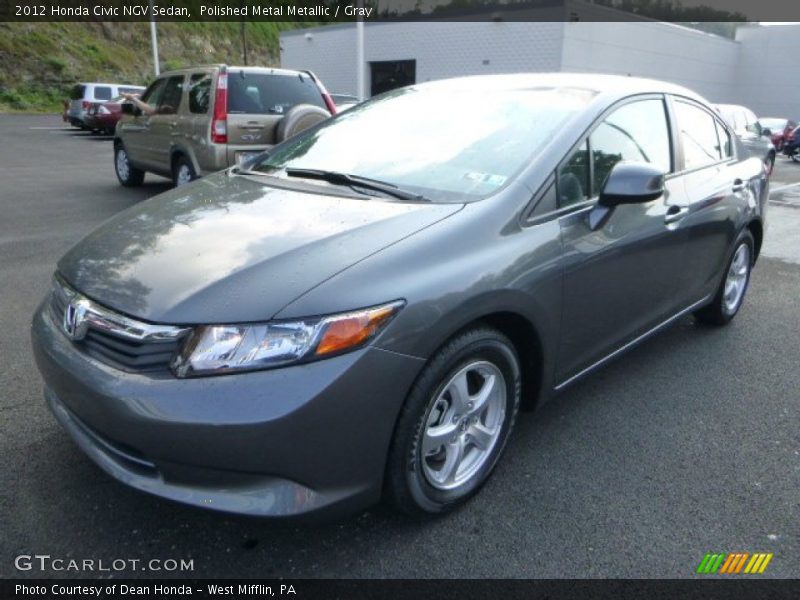 Polished Metal Metallic / Gray 2012 Honda Civic NGV Sedan