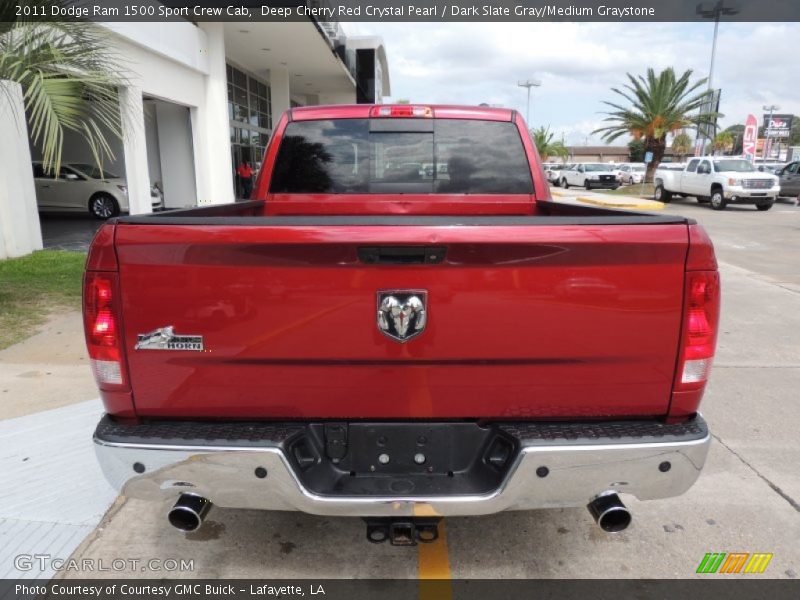 Deep Cherry Red Crystal Pearl / Dark Slate Gray/Medium Graystone 2011 Dodge Ram 1500 Sport Crew Cab