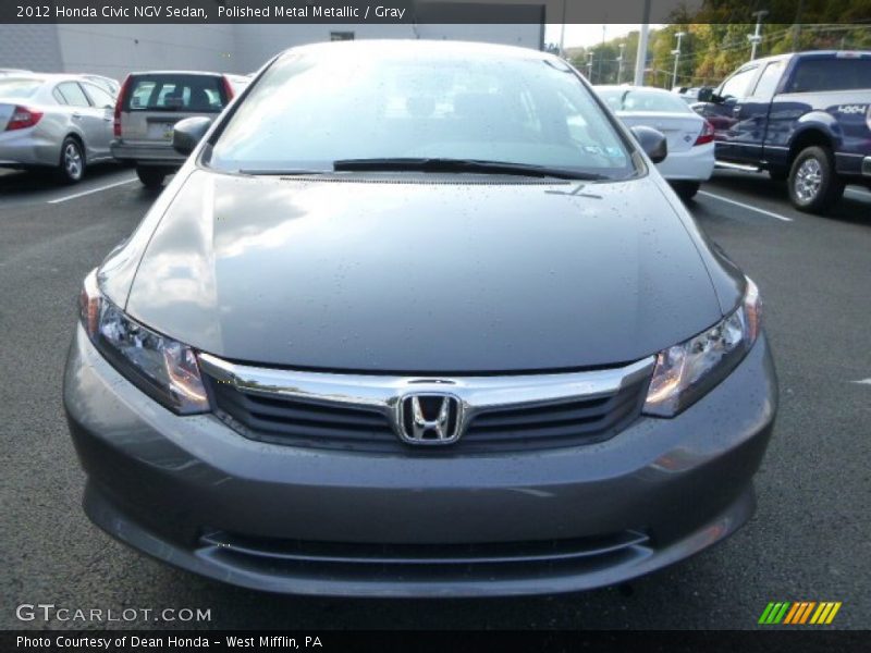 Polished Metal Metallic / Gray 2012 Honda Civic NGV Sedan