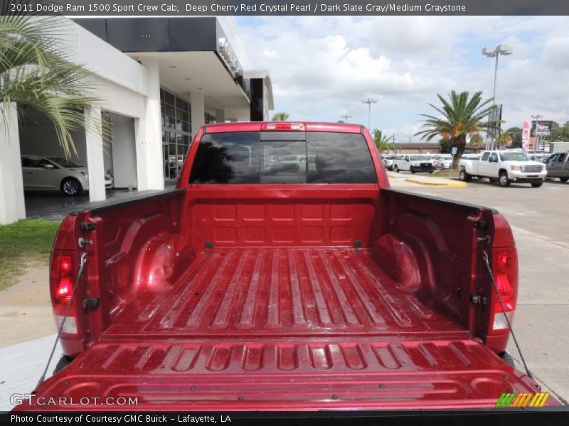 Deep Cherry Red Crystal Pearl / Dark Slate Gray/Medium Graystone 2011 Dodge Ram 1500 Sport Crew Cab