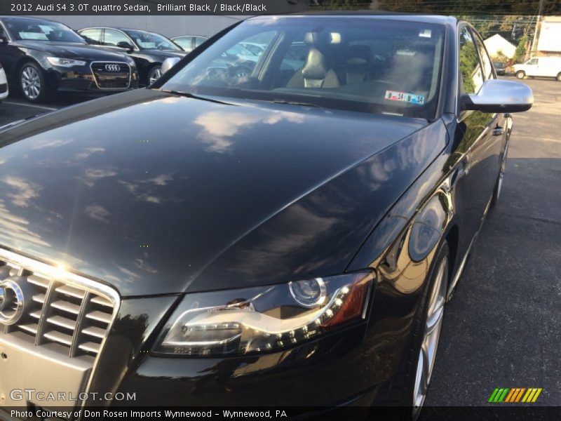 Brilliant Black / Black/Black 2012 Audi S4 3.0T quattro Sedan