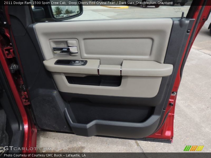 Deep Cherry Red Crystal Pearl / Dark Slate Gray/Medium Graystone 2011 Dodge Ram 1500 Sport Crew Cab