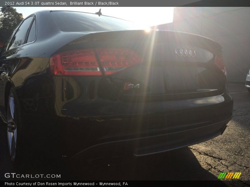 Brilliant Black / Black/Black 2012 Audi S4 3.0T quattro Sedan
