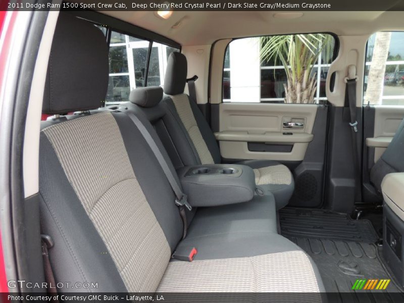 Deep Cherry Red Crystal Pearl / Dark Slate Gray/Medium Graystone 2011 Dodge Ram 1500 Sport Crew Cab