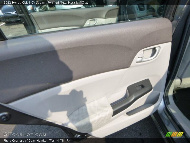 Polished Metal Metallic / Gray 2012 Honda Civic NGV Sedan