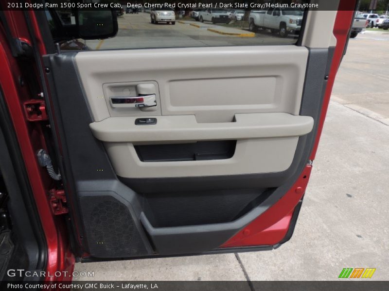 Deep Cherry Red Crystal Pearl / Dark Slate Gray/Medium Graystone 2011 Dodge Ram 1500 Sport Crew Cab