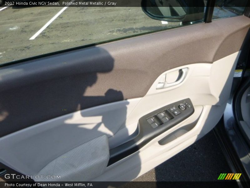 Polished Metal Metallic / Gray 2012 Honda Civic NGV Sedan