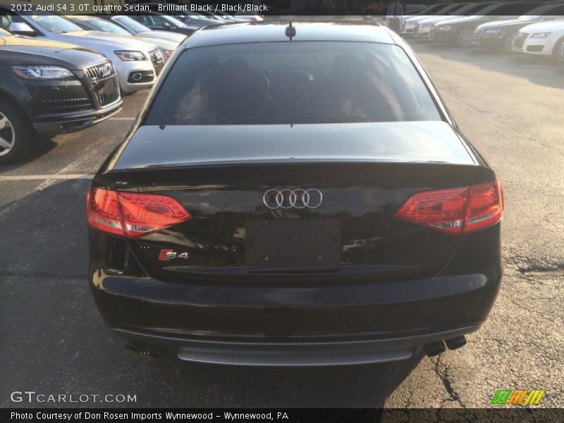 Brilliant Black / Black/Black 2012 Audi S4 3.0T quattro Sedan