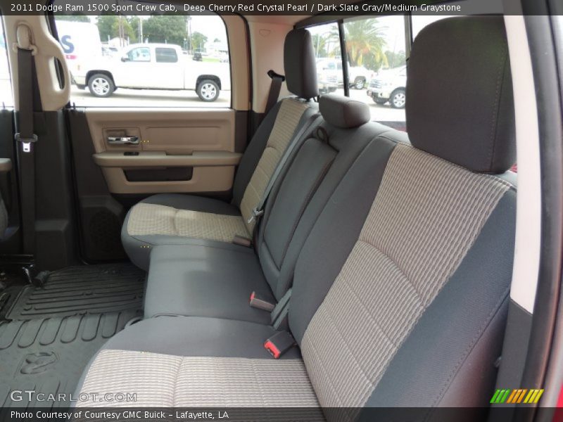 Deep Cherry Red Crystal Pearl / Dark Slate Gray/Medium Graystone 2011 Dodge Ram 1500 Sport Crew Cab
