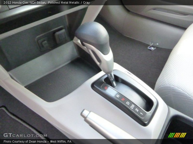 Polished Metal Metallic / Gray 2012 Honda Civic NGV Sedan