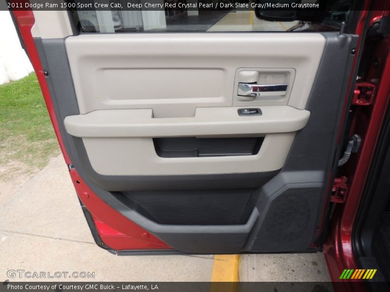 Deep Cherry Red Crystal Pearl / Dark Slate Gray/Medium Graystone 2011 Dodge Ram 1500 Sport Crew Cab