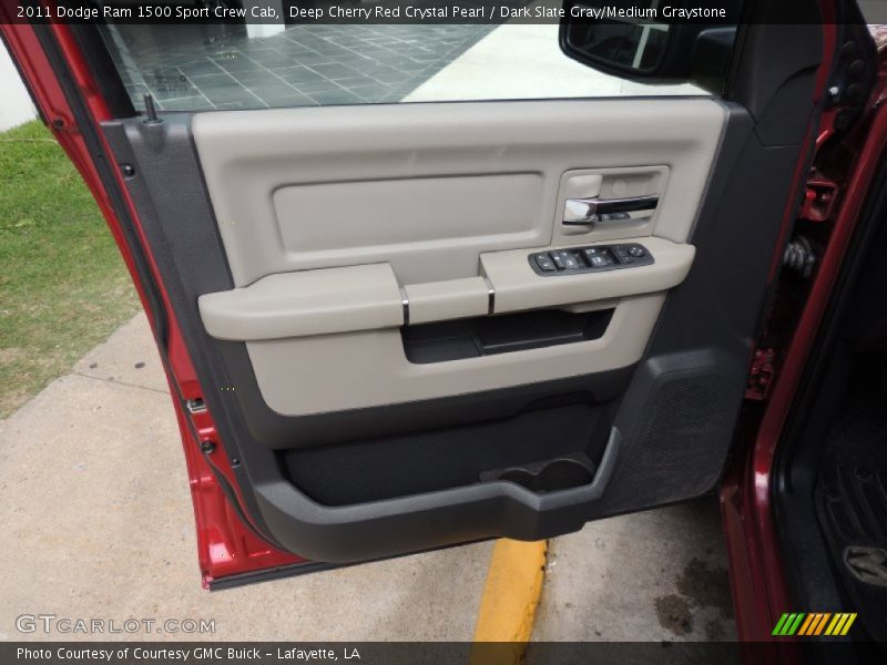 Deep Cherry Red Crystal Pearl / Dark Slate Gray/Medium Graystone 2011 Dodge Ram 1500 Sport Crew Cab