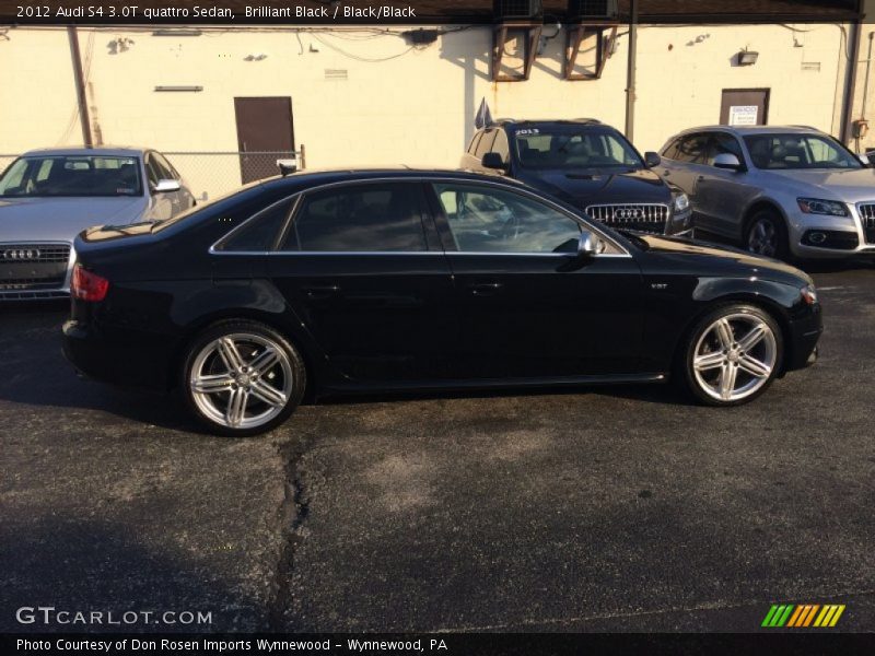 Brilliant Black / Black/Black 2012 Audi S4 3.0T quattro Sedan