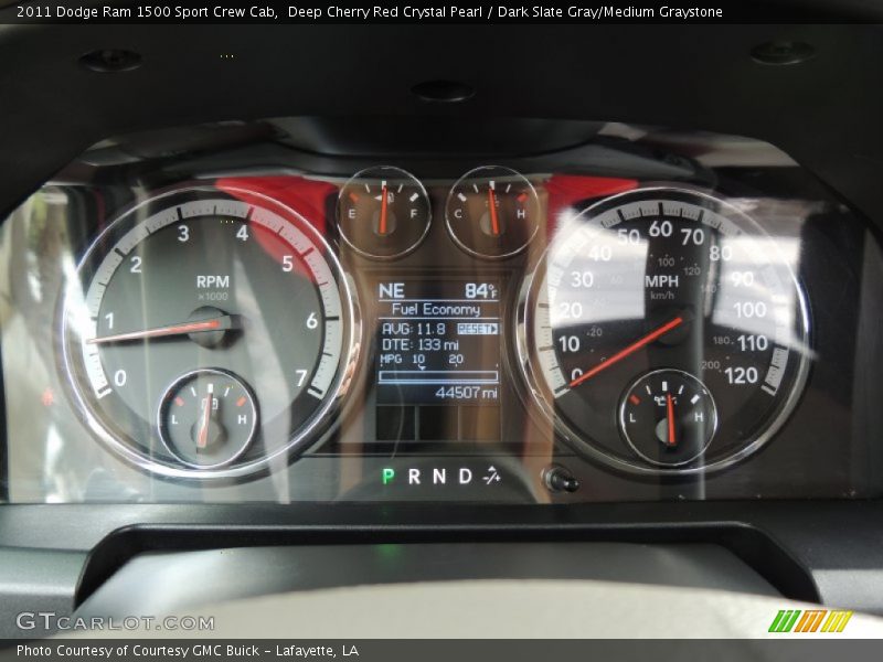 Deep Cherry Red Crystal Pearl / Dark Slate Gray/Medium Graystone 2011 Dodge Ram 1500 Sport Crew Cab