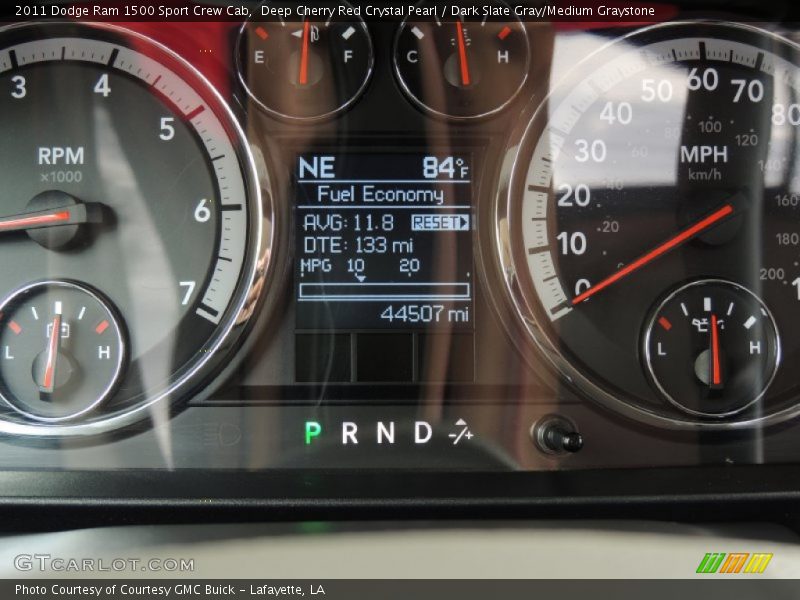 Deep Cherry Red Crystal Pearl / Dark Slate Gray/Medium Graystone 2011 Dodge Ram 1500 Sport Crew Cab