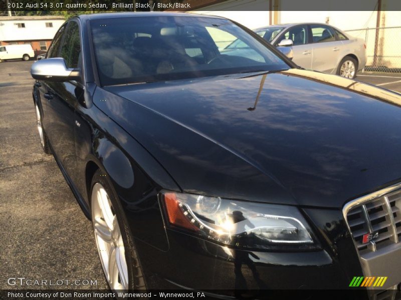 Brilliant Black / Black/Black 2012 Audi S4 3.0T quattro Sedan