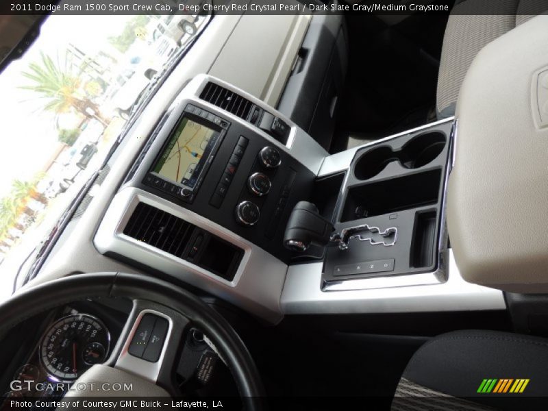 Deep Cherry Red Crystal Pearl / Dark Slate Gray/Medium Graystone 2011 Dodge Ram 1500 Sport Crew Cab
