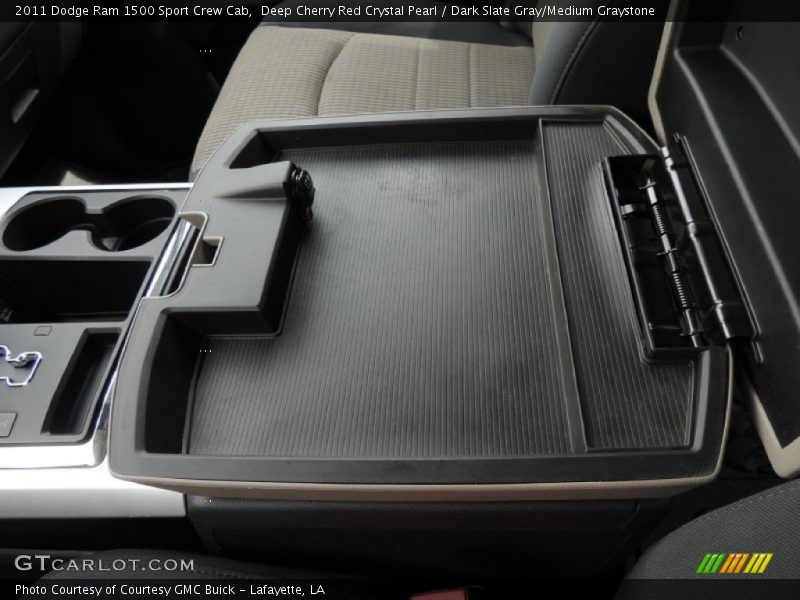 Deep Cherry Red Crystal Pearl / Dark Slate Gray/Medium Graystone 2011 Dodge Ram 1500 Sport Crew Cab