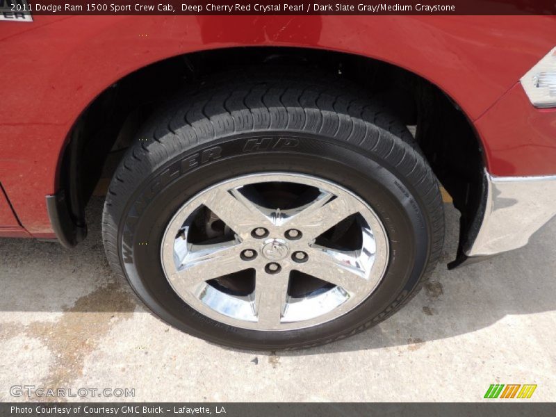 Deep Cherry Red Crystal Pearl / Dark Slate Gray/Medium Graystone 2011 Dodge Ram 1500 Sport Crew Cab