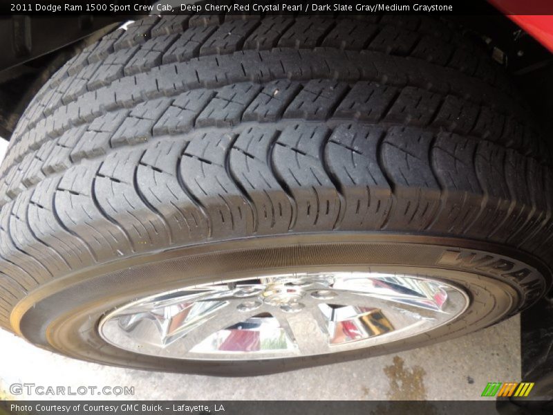 Deep Cherry Red Crystal Pearl / Dark Slate Gray/Medium Graystone 2011 Dodge Ram 1500 Sport Crew Cab