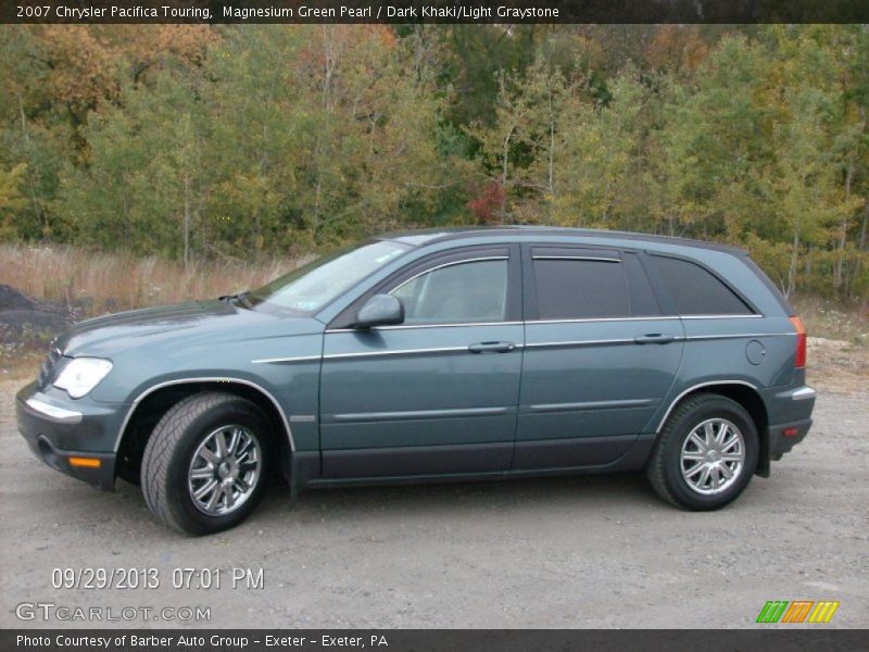 Magnesium Green Pearl / Dark Khaki/Light Graystone 2007 Chrysler Pacifica Touring