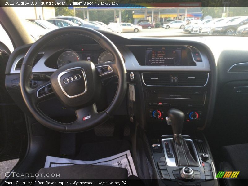 Brilliant Black / Black/Black 2012 Audi S4 3.0T quattro Sedan