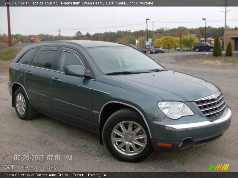 Magnesium Green Pearl / Dark Khaki/Light Graystone 2007 Chrysler Pacifica Touring