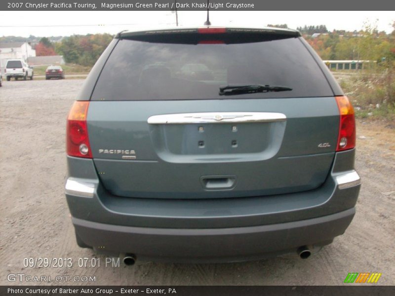 Magnesium Green Pearl / Dark Khaki/Light Graystone 2007 Chrysler Pacifica Touring