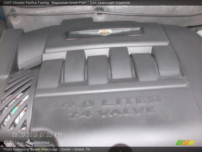 Magnesium Green Pearl / Dark Khaki/Light Graystone 2007 Chrysler Pacifica Touring
