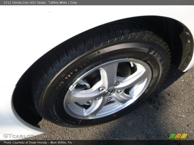 Taffeta White / Gray 2012 Honda Civic NGV Sedan