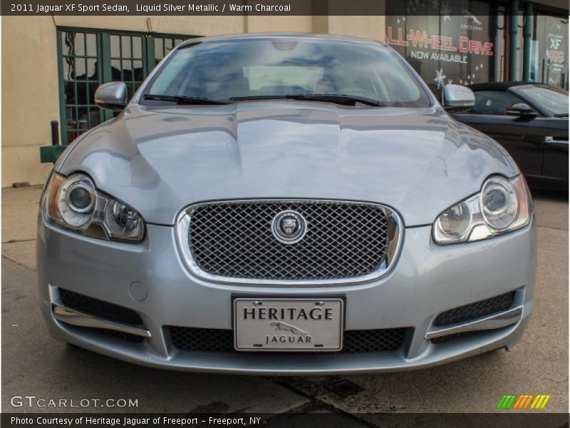 Liquid Silver Metallic / Warm Charcoal 2011 Jaguar XF Sport Sedan