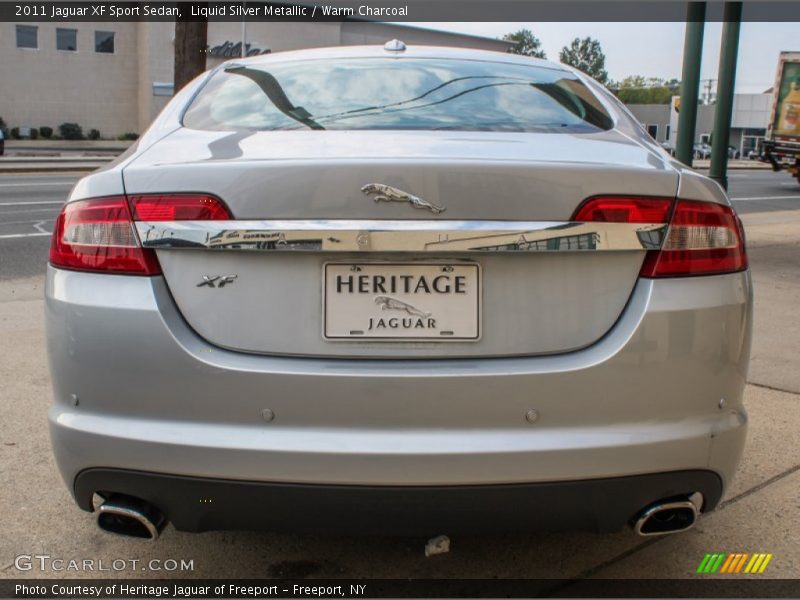 Liquid Silver Metallic / Warm Charcoal 2011 Jaguar XF Sport Sedan