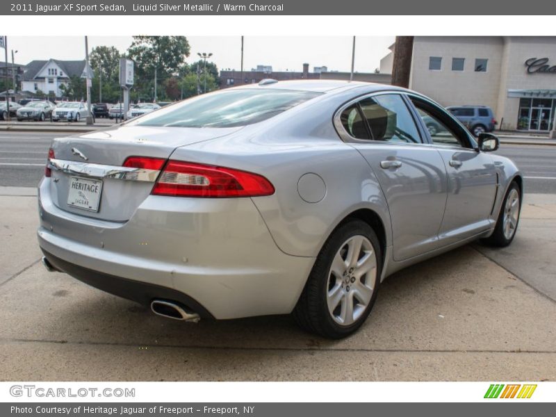 Liquid Silver Metallic / Warm Charcoal 2011 Jaguar XF Sport Sedan