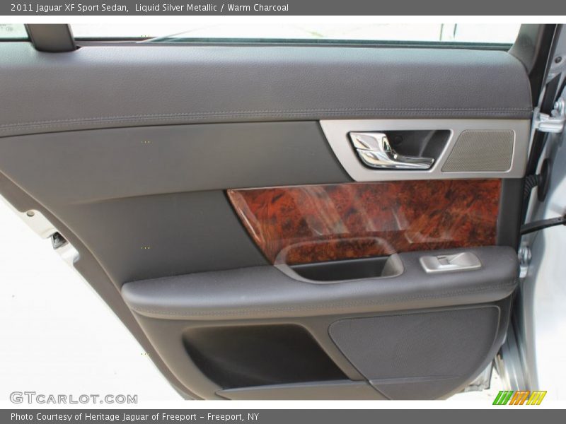 Liquid Silver Metallic / Warm Charcoal 2011 Jaguar XF Sport Sedan