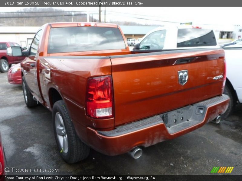 Copperhead Pearl / Black/Diesel Gray 2013 Ram 1500 SLT Regular Cab 4x4