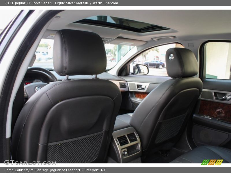 Liquid Silver Metallic / Warm Charcoal 2011 Jaguar XF Sport Sedan