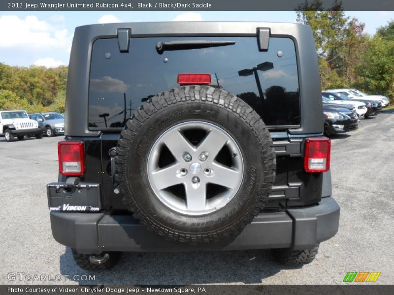 Black / Black/Dark Saddle 2012 Jeep Wrangler Unlimited Rubicon 4x4